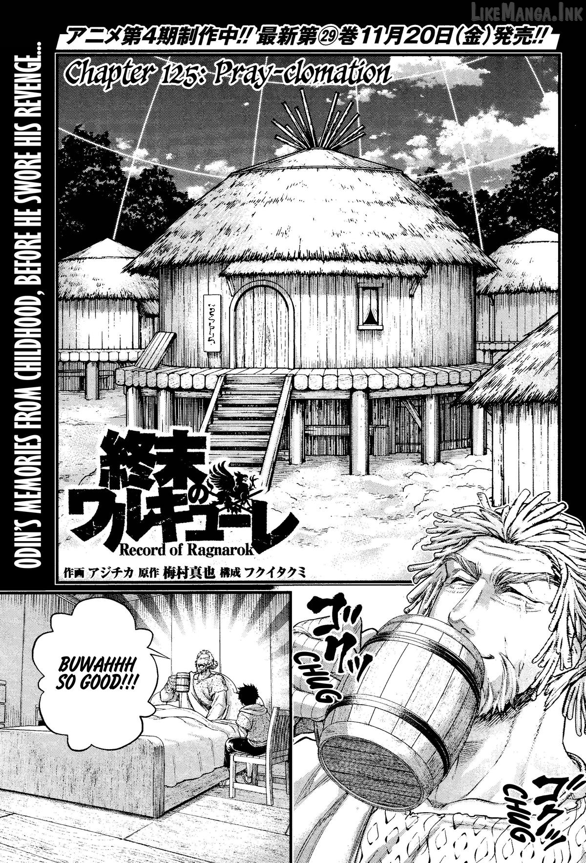 Record Of Ragnarok, Chapter 125 image 01